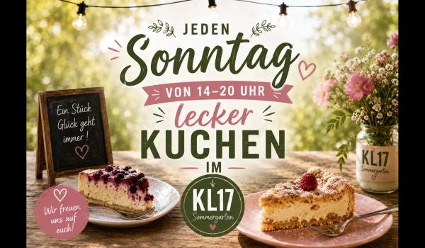 Bild zu Kaffee und Kuchen am 09.8.2026 ab 14 Uhr